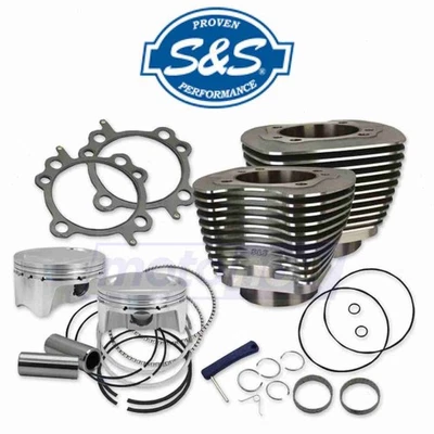 S&S Cycle 107in. Big Bore Kit for 2008-2017 Harley Davidson FXDF Fat Bob - md Foto 1 de 4