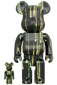 Medicom Toy BE@RBRICK The Matrix Resurrections 100% & 400% Bearbrick aus Japan - Bild 1 von 2
