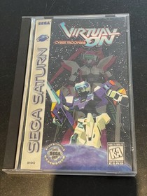 Virtual On: Cyber Troopers - Sega Saturn, CIB with manual and registration card