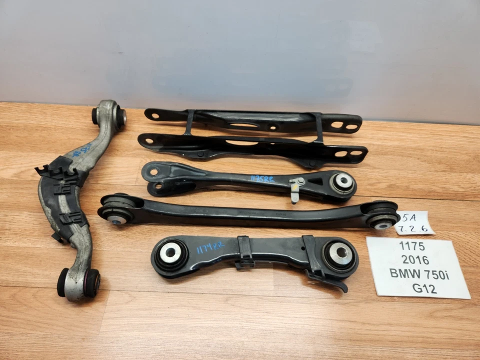 ✅ 16-19 OEM BMW G12 740 750 RWD Rear Right Suspension Control Arm Wishbone SET - Image 1 of 4