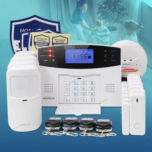 HOMSECUR Wireless & Wired WIFI 4G GSM Einbruchmeldeanlage mit 4 Pet-Immune PIR - Bild 1 von 11
