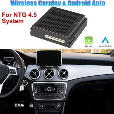 Wireless Carplay Android Auto Decoder For Mercedes-Benz CLA GLA 2012-2015 NTG4.5 Foto 1 de 4