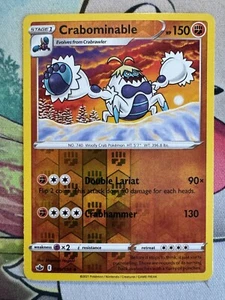 Crabominable Reverse Holo English Pokemon TCG BKBM203 - Picture 1 of 1