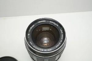 Minolta 35mm f1.8 MC W.Rokkor-HH Bright Wide Lens for MD / MC Mount, serviced - Picture 1 of 7