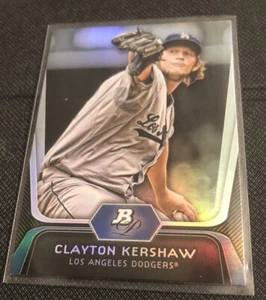 2012 Bowman Platinum Clayton Kershaw Baseball Card LA Dodgers #55 - Picture 1 of 4