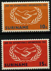 Suriname 1965 SG#549-550 Int. Co-Op Year MNH Set #D34398