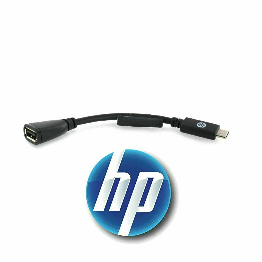 HP USB-C to USB-A Cable Dongle Converter Part No. 835880-001 - Image 1 of 3