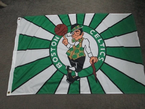 2008 NBA Properties Inc. Good Stuff LLC Boston Celtics 42 x 27 1/2 " house flag Cover