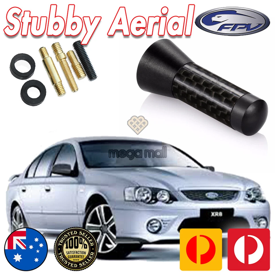 Antena / Antena Stubby Bee Sting para Ford Falcon - Negro Carbono 3,5 cm Foto 1 de 4
