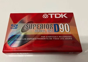 Cassetta audio standard TDK D90 - Foto 1 di 2