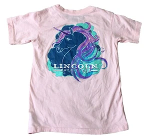 LINCOLN OUTFITTERS Girls size 7/8 UNICORN T SHIRT - Picture 1 of 4