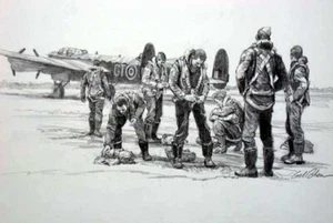 GIL COHEN Crewing Up 156 Pathfinder Squadron EXCLUSIVO 7 SIGS con Robert Taylor - Imagen 1 de 2