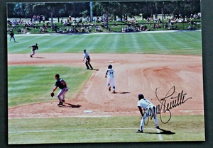 Reggie Smith LA Dodgers Coach Signed Autograph 5x7 Action Spring Training Photo - Picture 1 of 2
