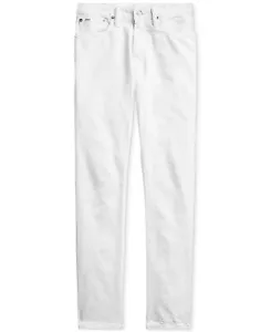 Polo Ralph Lauren Herren Varick Slim Straight Stretch Jeanshose weiß - Bild 1 von 8