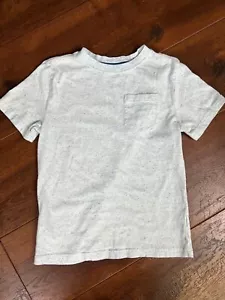 Gymboree Niños Talla Mediana 7/8 Azul Jaspeado Bolsillo Camiseta! - Imagen 1 de 6