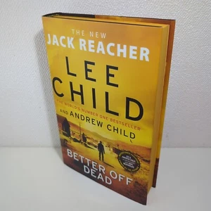 LEE / ANDREW CHILD BETTER OFF DEAD SIGNED WATERSTONES EDITION FIRST PRINT - Picture 1 of 10