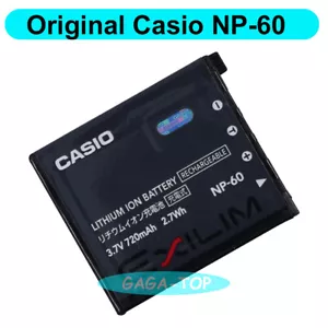 Original Casio NP-60 Akku für EXILIM EX-S10 Z85 FS10 S12 Z80 Z9 Z20 Z25 Z29 - Bild 1 von 7