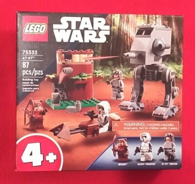 Lego Star Wars 75332 AT-ST  4+ Set Ewok Endor (2022) New in box - Image 1 of 4