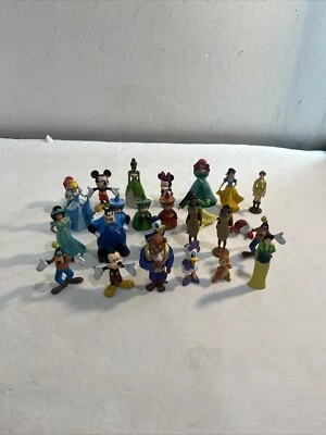 Mixed Lot Of 25 Disney Pvc Figures Cake Toppers Figurine Toys Miscellaneous - Image 1 of 4