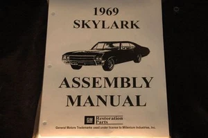 1969 BUICK SKYLARK  ASSEMBLY MANUAL 100'S OF PAGES OF PICTURES, PART NUMBERS &  - Picture 1 of 1