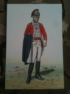 Military Postcard 17th Light Dragoons c1775 by Alix Baker - Picture 1 of 1