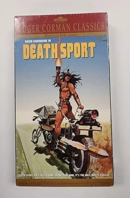DEATHSPORT 1978 VHS New Horizons 1997 Release Roger Corman WATERMARK - Sealed Foto 1 de 4
