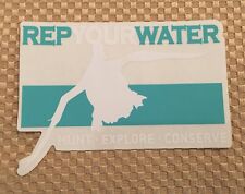 Rep Your Water Waterfowl Nature Glossy Sticker Conservation Ecology Ephemera