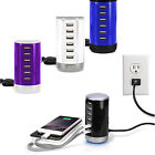 Multi 6 Port USB Charger Dock Station Wall Charger for iPad iPhone Smart Phones