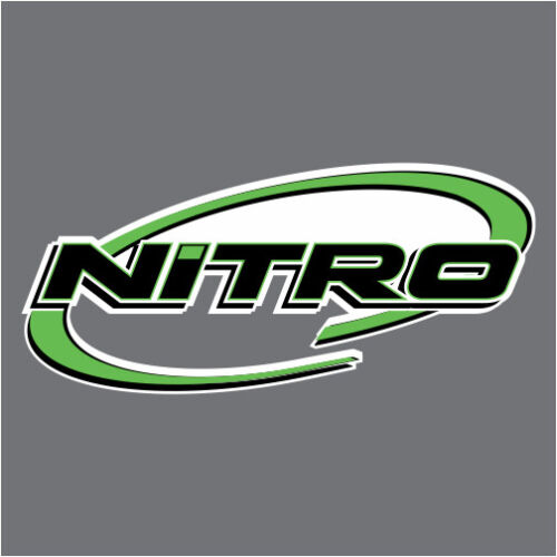 Nitro Lime Green Carpet Graphic Decal Sticker for Fishing Bass Boats 700-115
