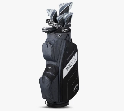 Callaway Women's Reva 24 11 Piece Cart Bag Complete Set  Black Pick Length - Image 1 of 4