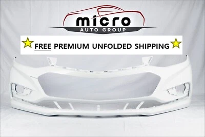 2016-2018 CHEVY CRUZE FRONT BUMPER OEM PAINTED SUMMIT WHITE W/O RS 84190084 Foto 1 de 4