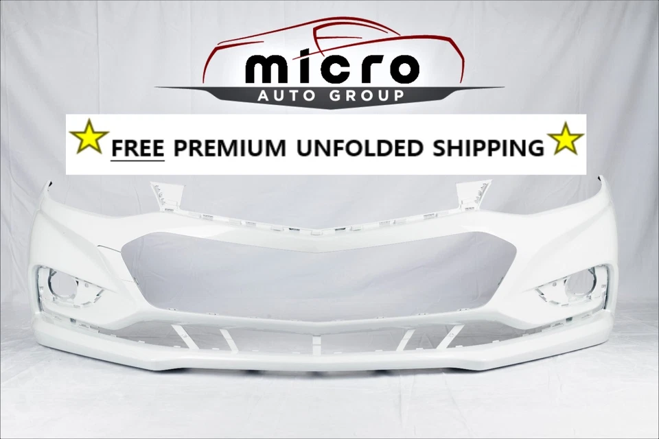 2016-2018 CHEVY CRUZE FRONT BUMPER OEM PAINTED SUMMIT WHITE W/O RS 84190084 — 第 1/4 张图片
