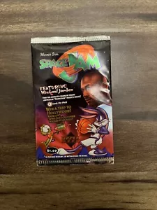 Tarjetas coleccionables Space Jam 1996 Michael Jordan paquete de refuerzo sellado de fábrica - Imagen 1 de 2