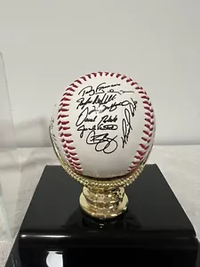 2004 World Series Boston Red Sox FotoBall Baseball with Case printed signatures - Picture 1 of 6