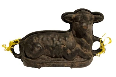 Antike Backform aus Gusseisen - Lamm / Osterlamm,  ca. 6 Kg - Bild 1 von 4