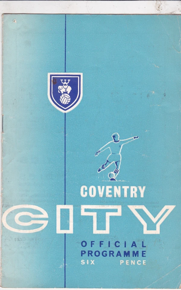 1963 1964   Coventry City  v   HULL CITY FEB 1 - Image 1 of 1
