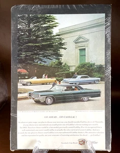 Cadillac New or Used De Ville 1965 1964 1962 Vtg General Motors Print Ad - Picture 1 of 5