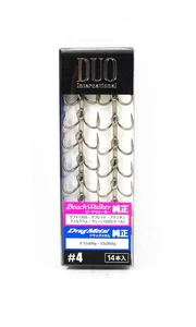 Duo Treble Hook SW Heavy Duty Size 4 , 14/pack (6360) - Picture 1 of 6