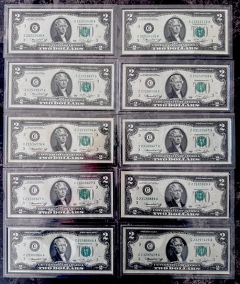 10 2$ 1976 C3 Bicentennial Two Dollars Uncirculated  - Image 1 of 2