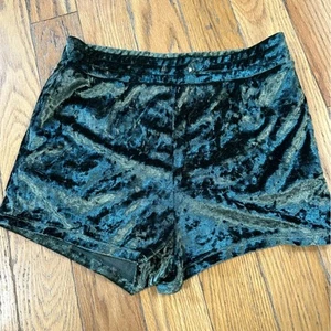BuffBunny Collection Frozen Crushed Velvet Short in Mistelzweig Gr. S - Bild 1 von 6