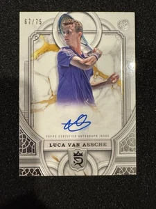 Luca Van Assche 2024 Topps Royalty Collection #RA-LA Rookie Auto /75 RC - Bild 1 von 4