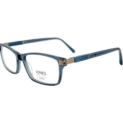 Jones New York J539 Mens Plastic Eyeglass Frame Blue 55-16 - Image 1 of 4