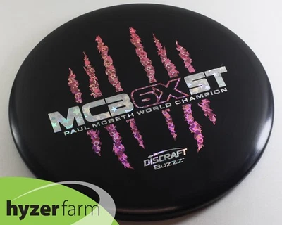 Discraft BRAND NEW FIRST RUN 6X CLAW MCBETH ESP BUZZZ 178.9g RARE Hyzer Farm G70 - Image 1 of 2