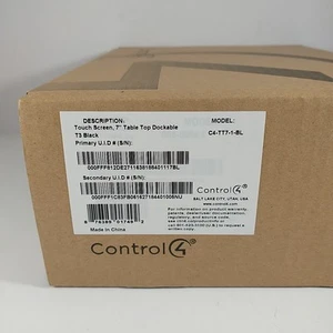 Control4 Serie T3 C4-TT7-1-BL 7" Touch Screen da Tavolo Nero Nuovo - Foto 1 di 7