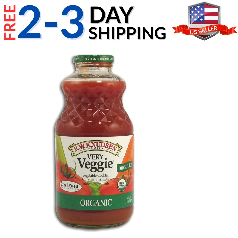 Knudsen Organic Very Veggie Juice 32 Ounce 12 per Case.