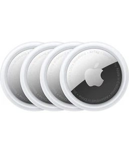 Pack de 4 étiquettes air Apple AirTag Tracker MX542ZM/A A2187 (blanc) NEUF SCELLÉ ! - Photo 1 sur 2