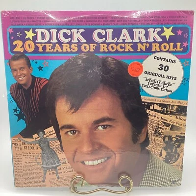 SEALED DICK CLARK 20 YEARS OF ROCK N’ROLL 1973 Vinyl Double LP Buddah BDS-5133-2 - Image 1 of 4