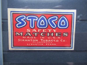 OLD AMERICAN MATCHBOX LABEL.DESIGN 12. - Picture 1 of 1