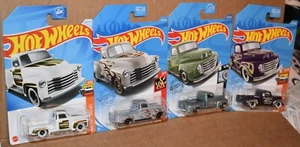 Hot Wheels 1949 FORD F1 & 1952 CHEVY LOT OF 4 NEW - Picture 1 of 10
