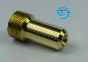 Tungsten Carbide Short Nozzle UDWSV-4, Bore=1/4" L= 3-1/4" Threads=1-1/4"     - Picture 1 of 1